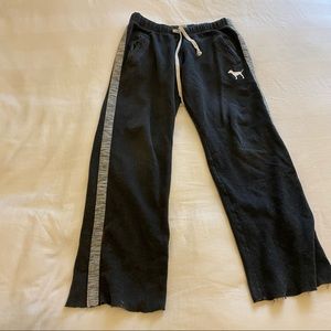 PINK grey cozy sweatpants